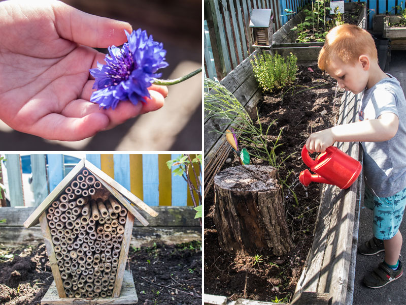 Gardening at Kirkburton Pre-School