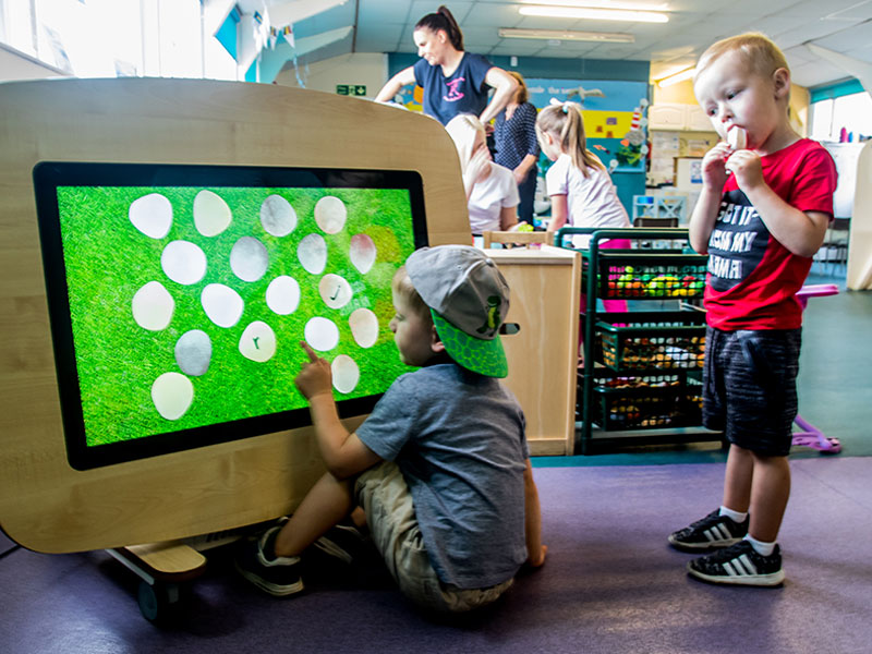 Indoor play at Kirkburton Pre-School